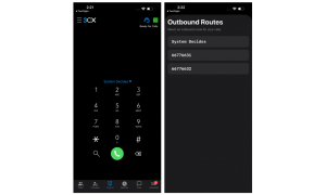 В 3CX V20 Update 10 появилась возможность ручного выбора исходящего Caller ID